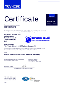 Certificazioni e licenze