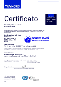 Certificazioni e licenze